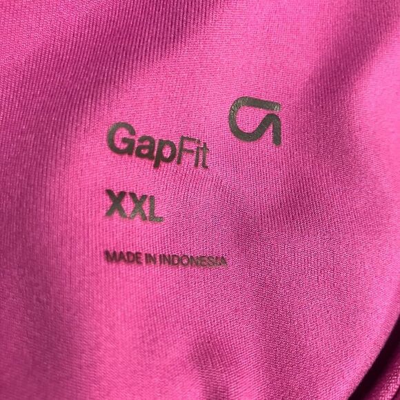 Gap Fit Pink Active Tank Dress Women's Size XXL Inner Shorts Gym Workout - Picture 4 of 8
